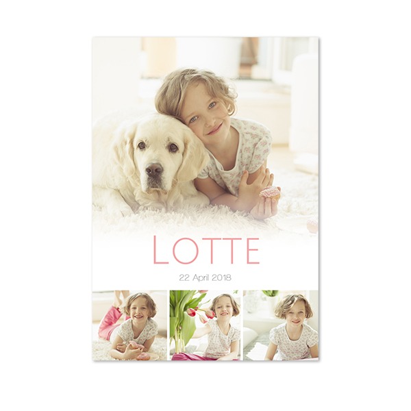 Fotokaart Staand 10 x 14,3 cm