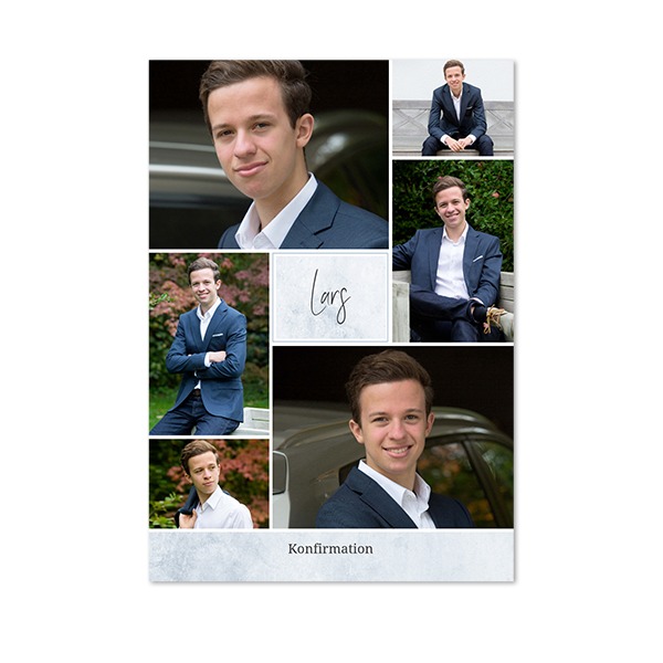 Enkle Fotokort Portræt 10 x 14,3 cm