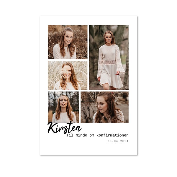 Enkle Fotokort Portræt 10 x 14,3 cm Enkle Fotokort Portræt 10 x 14,3 cm