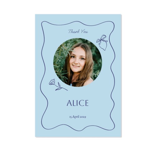 Enkla Fotokort Stående  10 x 14,3 cm