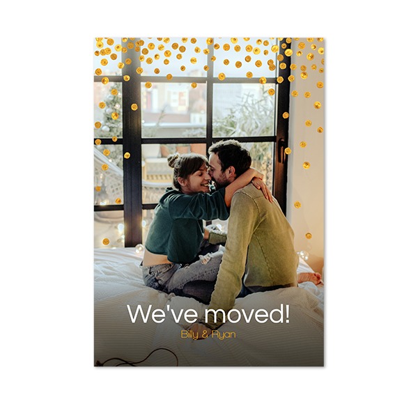 Grusskarte Hochformat 10 x 14,3 cm