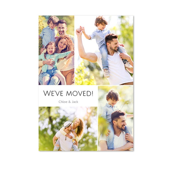 Faire-part 1 volet Portrait 10 x 14,3 cm