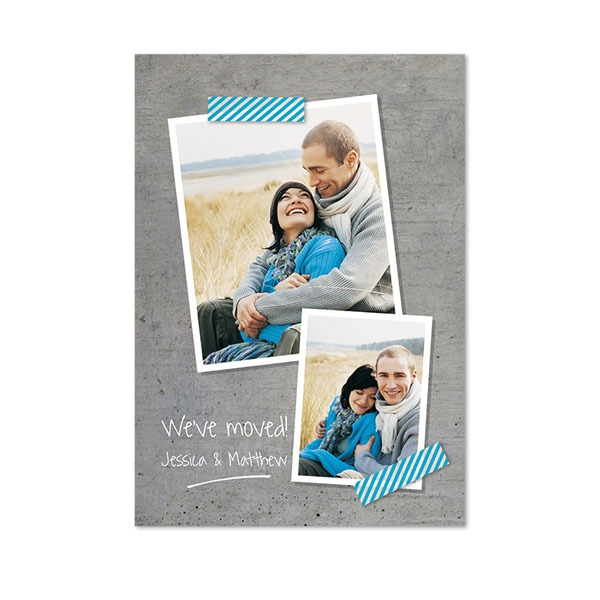 Faire-part 1 volet Portrait 10 x 14,3 cm