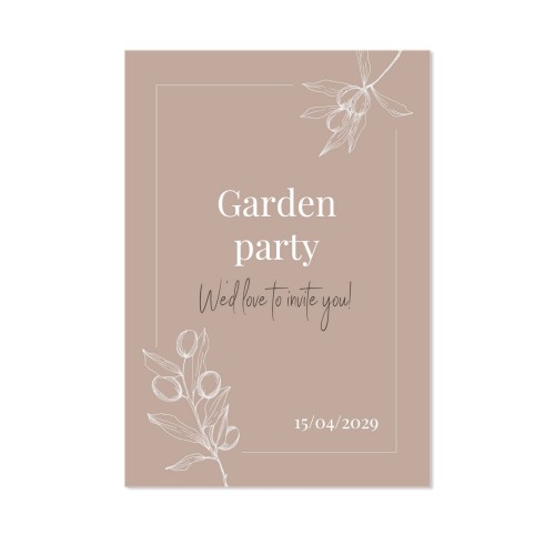 Grusskarte Hochformat 10 x 14,3 cm