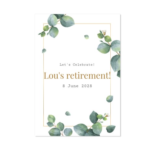 Single Card Portrait 10 x 14,3 cm