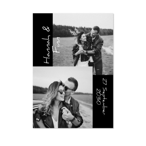 Enkle Fotokort Stående 10 x 14,3 cm