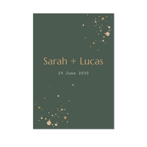 Grusskarte Hochformat 10 x 14,3 cm