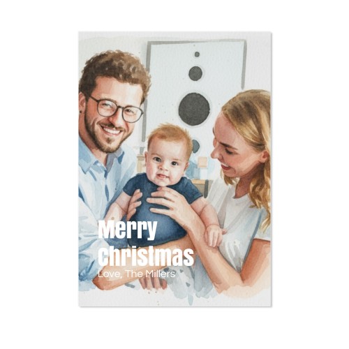 Grusskarte Hochformat 10 x 14,3 cm