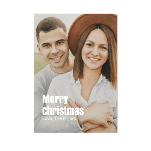 Single Card Portrait with AI 10 x 14,3 cm Single Card Portrait with AI 10 x 14,3 cm