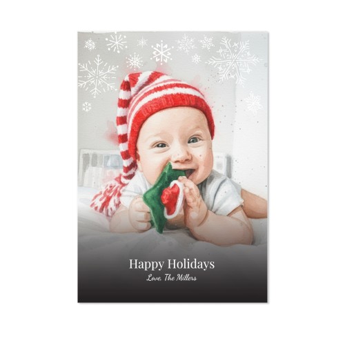 Faire-part 1 volet Portrait 10 x 14,3 cm