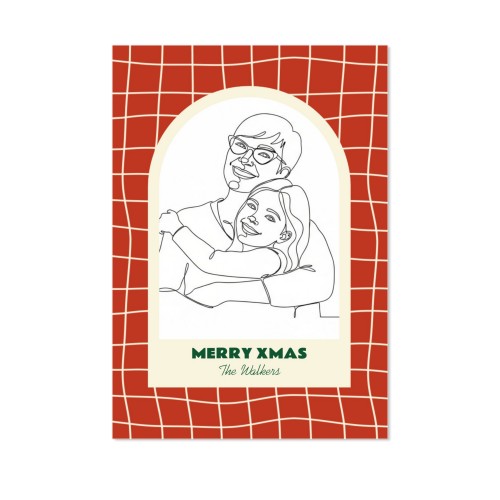 Faire-part 1 volet Portrait 10 x 14,3 cm