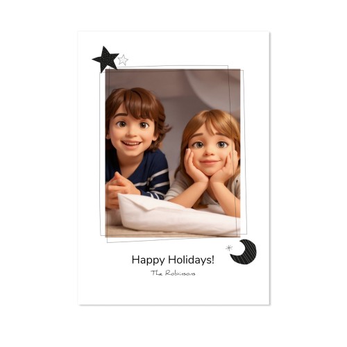 Enkla Fotokort Stående  10 x 14,3 cm