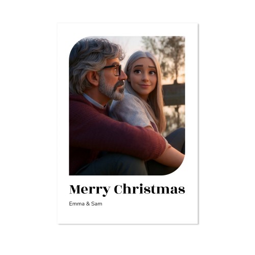 Enkle Fotokort Portræt 10 x 14,3 cm