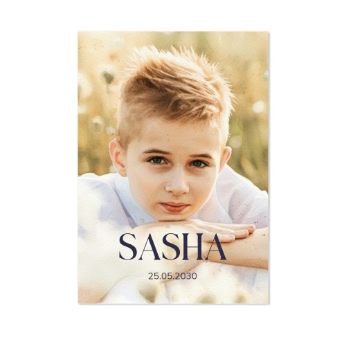 Enkle Fotokort Portræt 10 x 14,3 cm