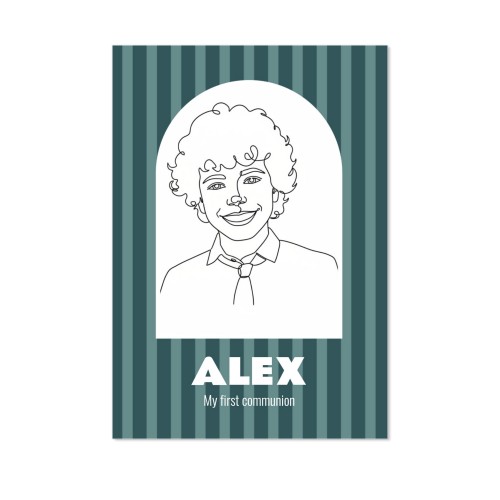 Single Card Portrait with AI 10 x 14,3 cm Single Card Portrait with AI 10 x 14,3 cm