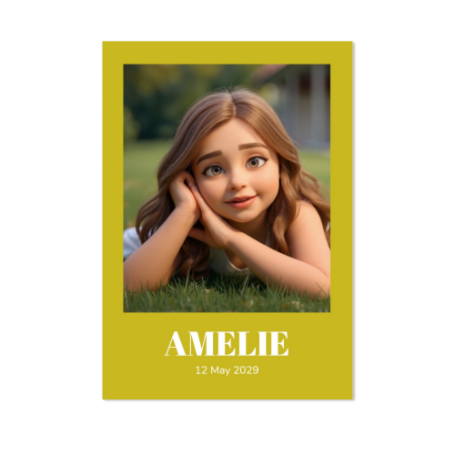 Single Card Portrait with AI 10 x 14,3 cm Single Card Portrait with AI 10 x 14,3 cm