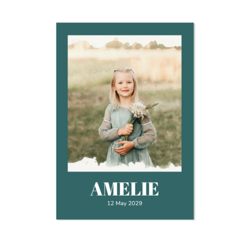 Single Card Portrait with AI 10 x 14,3 cm Single Card Portrait with AI 10 x 14,3 cm