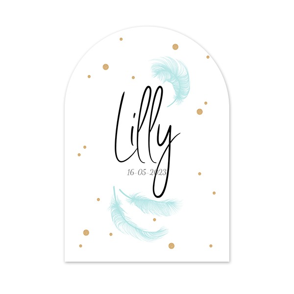 Single Card arched 10 x 14,3 cm