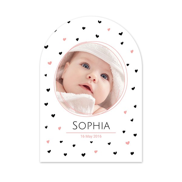 Single Card arched 10 x 14,3 cm