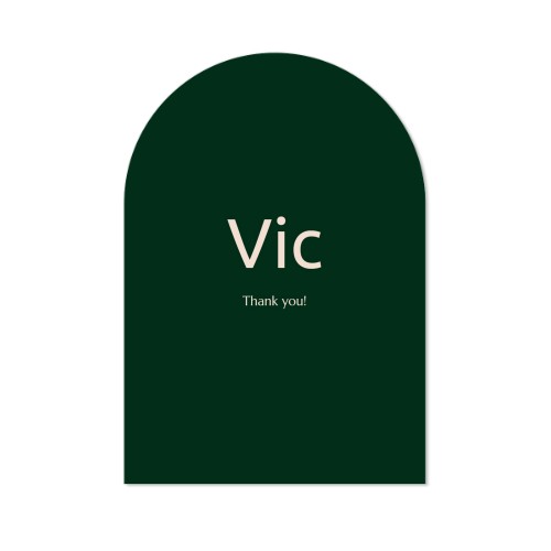 Enkle Fotokort bue 10 x 14,3 cm