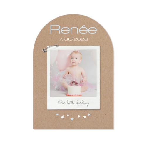 Faire-part arche 10 x 14,3 cm