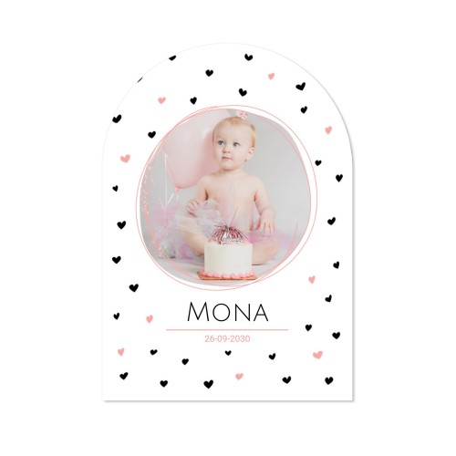 Faire-part arche 10 x 14,3 cm