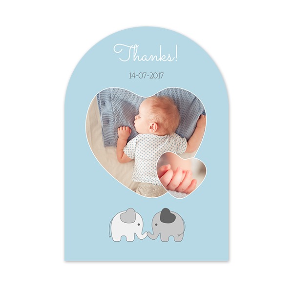 Enkle Fotokort bue 10 x 14,3 cm Enkle Fotokort bue 10 x 14,3 cm