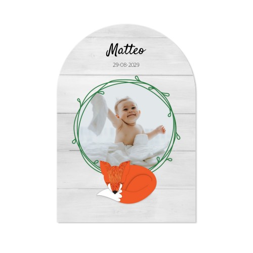 Faire-part arche 10 x 14,3 cm