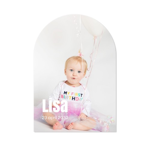 Grusskarte mit Bogen 10 x 14,3 cm