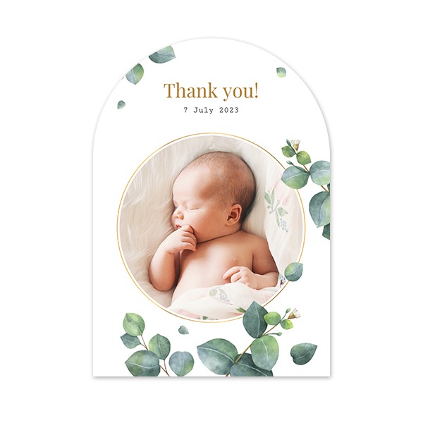 Single Card arched 10 x 14,3 cm