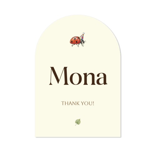 Fotokaart met boog 10 x 14,3 cm