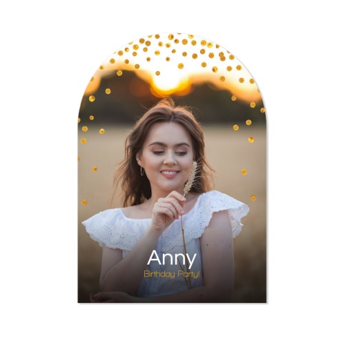 Grusskarte mit Bogen 10 x 14,3 cm Grusskarte mit Bogen 10 x 14,3 cm