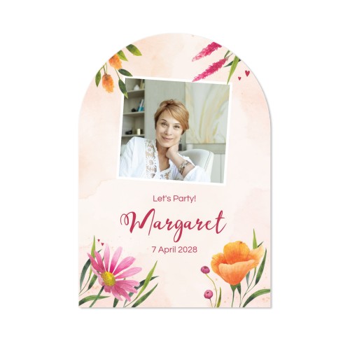 Enkle Fotokort bue 10 x 14,3 cm