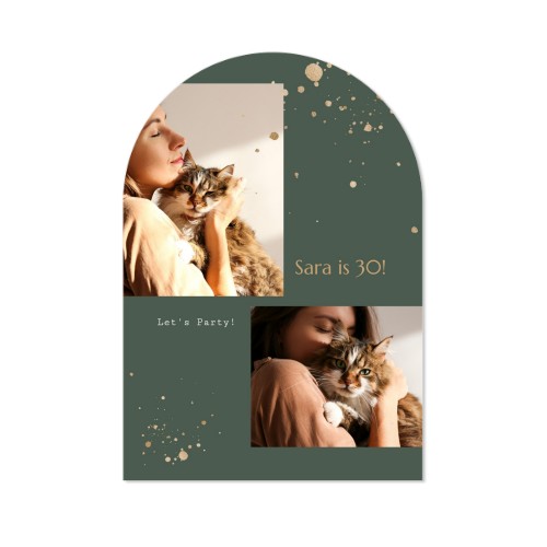 Enkle Fotokort bue 10 x 14,3 cm Enkle Fotokort bue 10 x 14,3 cm