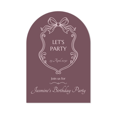 Single Card arched 10 x 14,3 cm