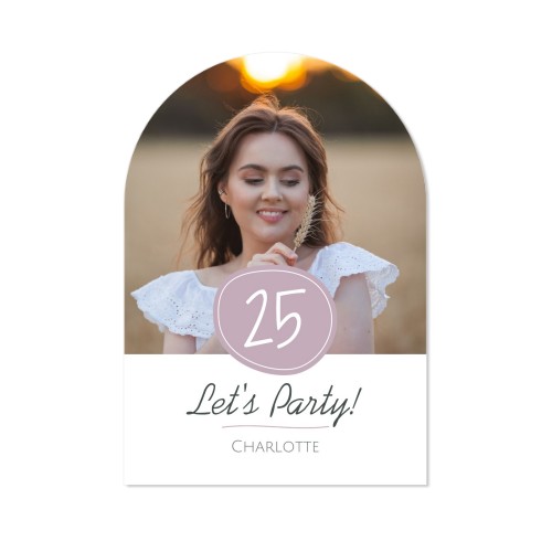 Faire-part arche 10 x 14,3 cm