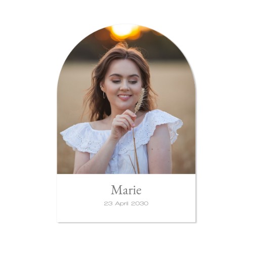 Single Card arched 10 x 14,3 cm Single Card arched 10 x 14,3 cm