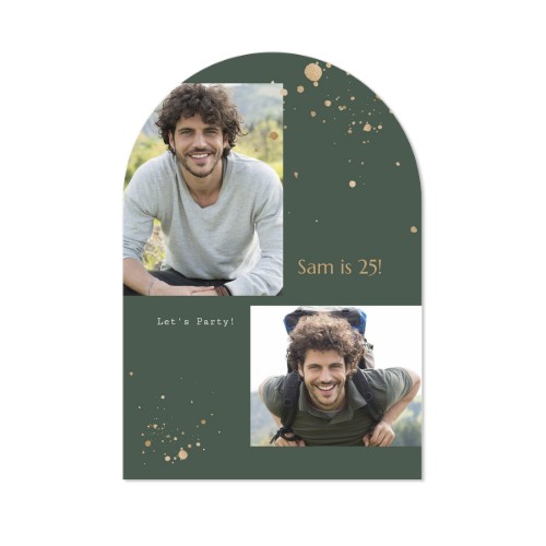 Fotokaart met boog 10 x 14,3 cm Fotokaart met boog 10 x 14,3 cm