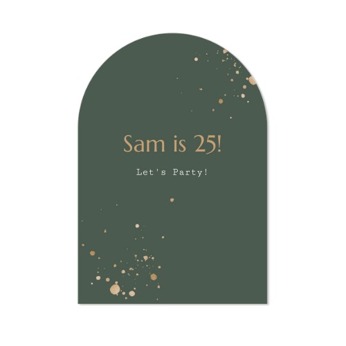 Faire-part arche 10 x 14,3 cm