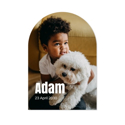 Enkle Fotokort bue 10 x 14,3 cm