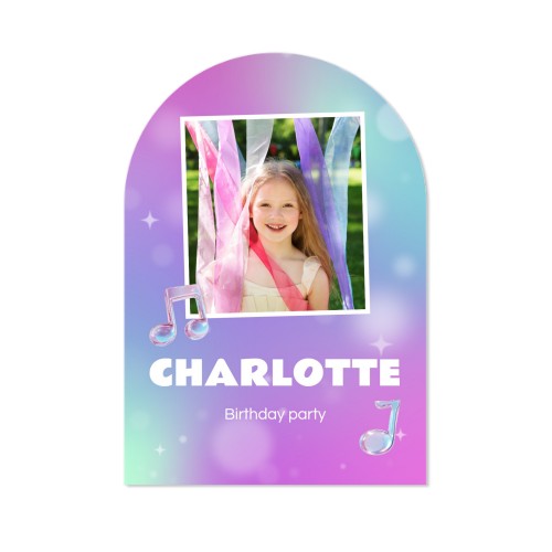 Holographic Music Notes