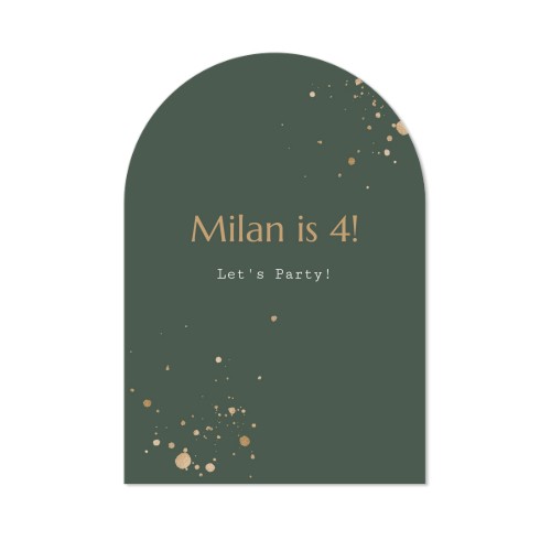 Single Card arched 10 x 14,3 cm