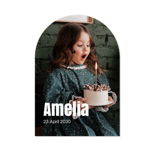 Single Card arched 10 x 14,3 cm
