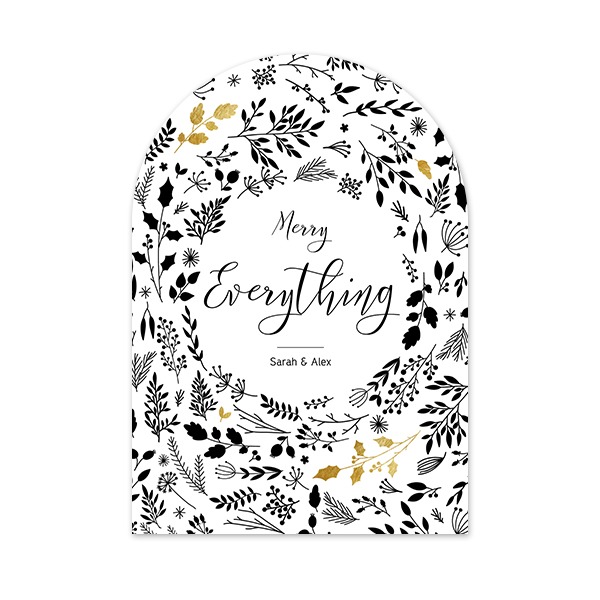 Single Card arched 10 x 14,3 cm