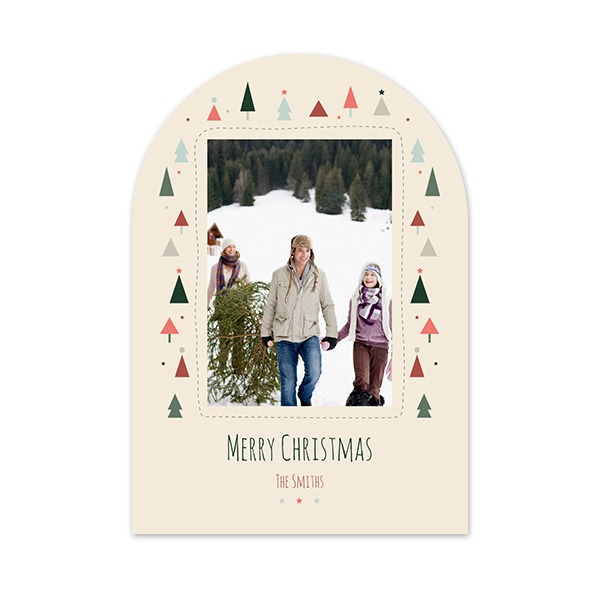 Fotokaart met boog 10 x 14,3 cm