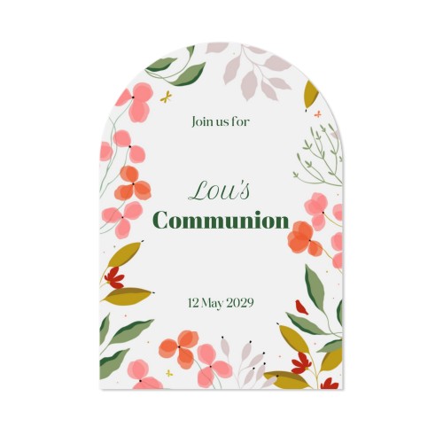 Single Card arched 10 x 14,3 cm Single Card arched 10 x 14,3 cm