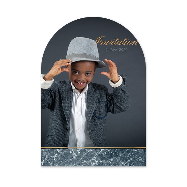 Single Card arched 10 x 14,3 cm