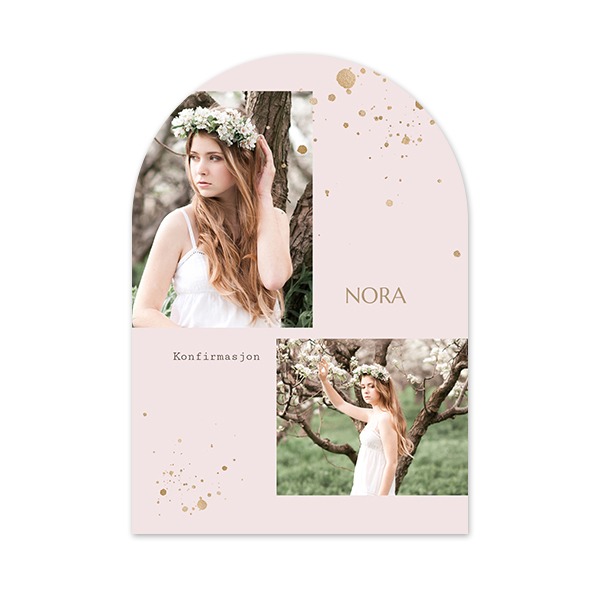 Enkle Fotokort bue 10 x 14,3 cm