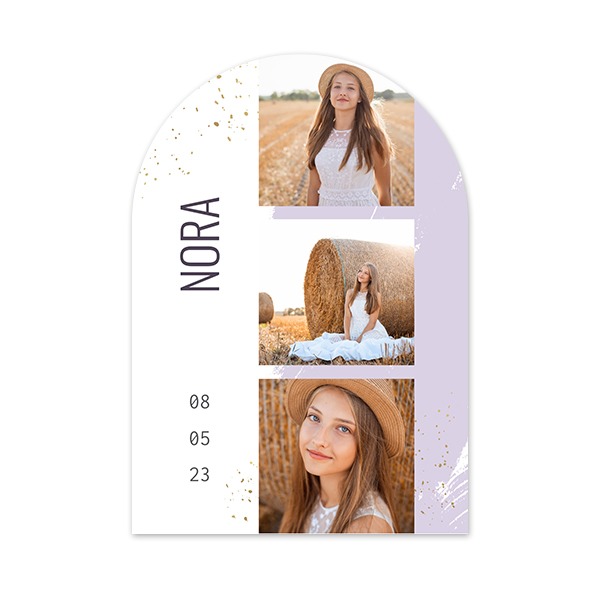 Enkle Fotokort bue 10 x 14,3 cm