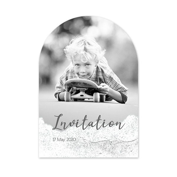 Fotokaart met boog 10 x 14,3 cm Fotokaart met boog 10 x 14,3 cm